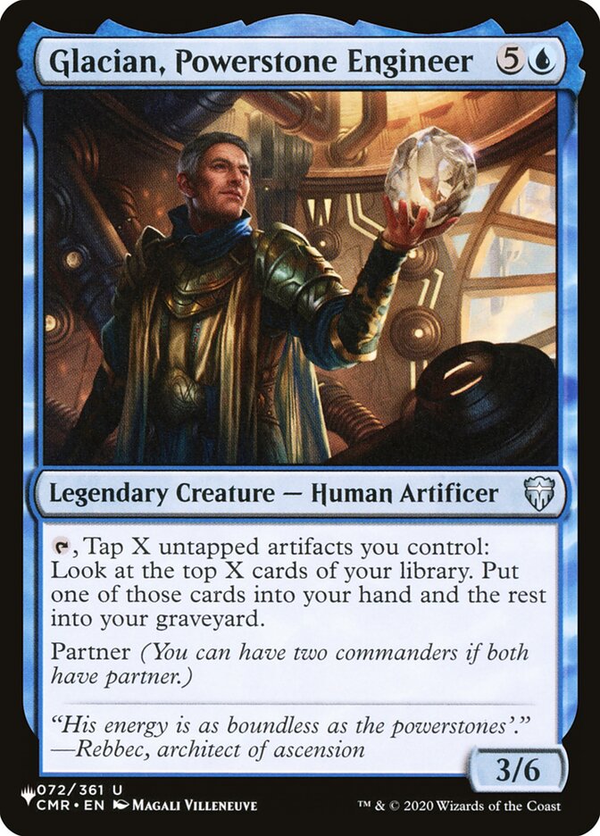 Glacian, Powerstone Engineer [The List] | Galactic Gamez