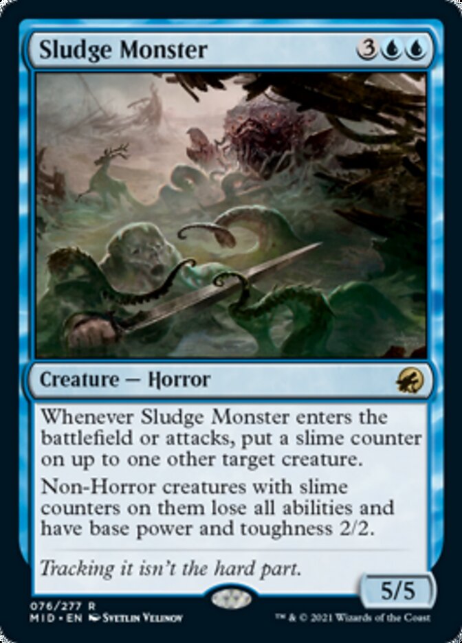 Sludge Monster [Innistrad: Midnight Hunt] | Galactic Gamez