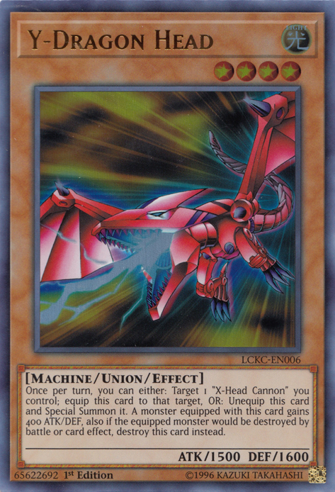 Y-Dragon Head [LCKC-EN006] Ultra Rare | Galactic Gamez