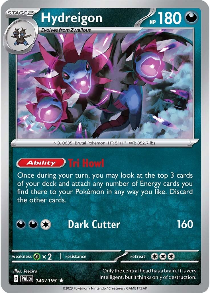 Hydreigon (140/193) [Scarlet & Violet: Paldea Evolved] | Galactic Gamez