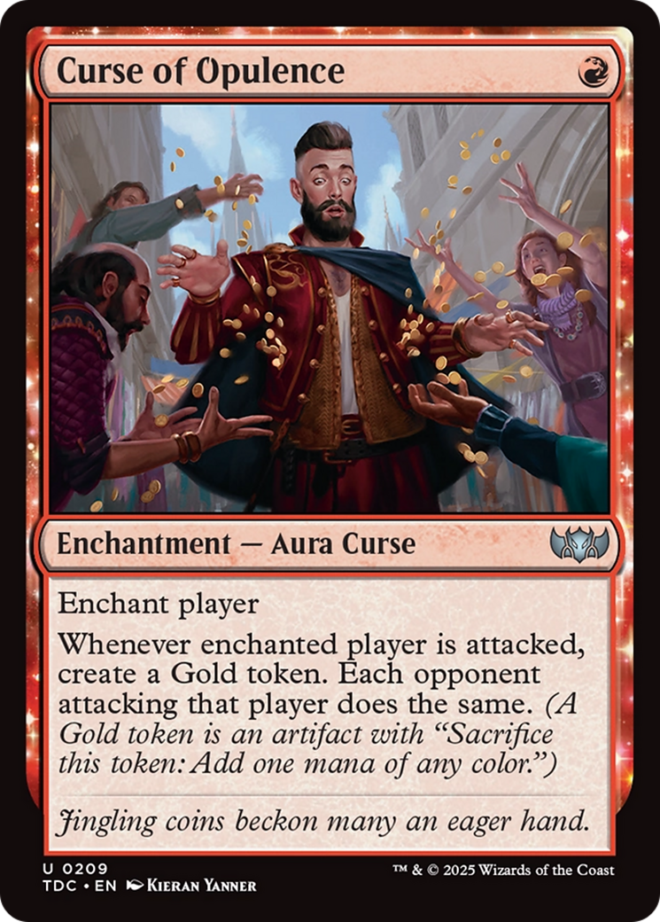 Curse of Opulence [Tarkir: Dragonstorm Commander] | Galactic Gamez
