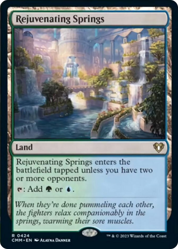 Rejuvenating Springs [Commander Masters] | Galactic Gamez