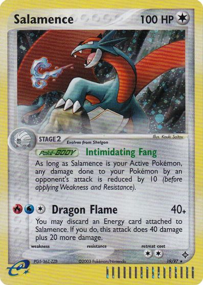 Salamence (19/97) (League Promo 2004) [League & Championship Cards] | Galactic Gamez