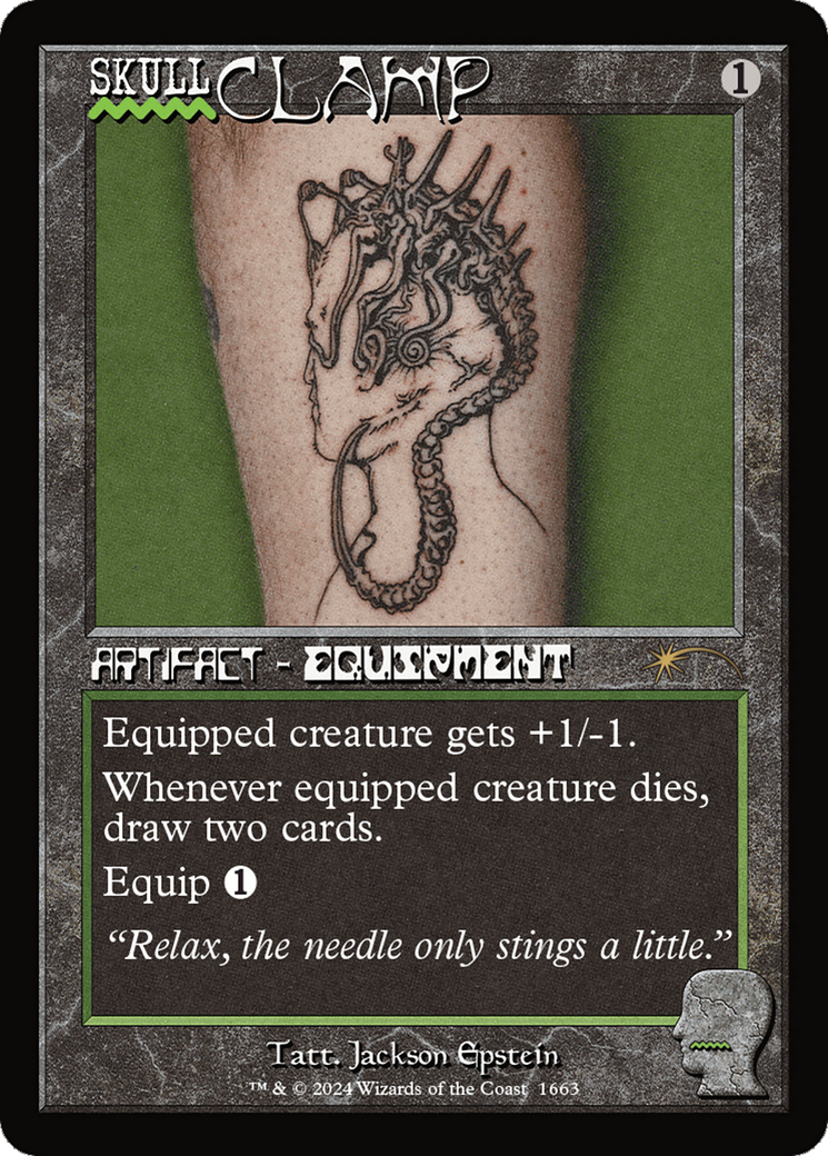 Skullclamp (Rainbow Foil) [Secret Lair Drop Series] | Galactic Gamez