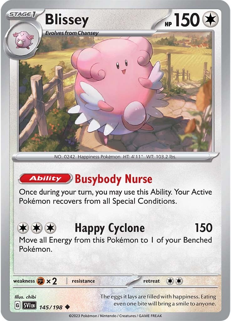 Blissey (145/198) [Scarlet & Violet: Base Set] | Galactic Gamez