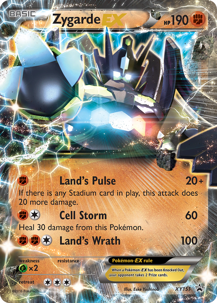 Zygarde EX (XY151) [XY: Black Star Promos] | Galactic Gamez