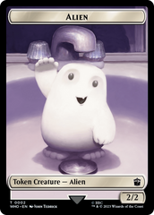 Alien // Osgood, Operation Double Double-Sided Token [Doctor Who Tokens] | Galactic Gamez