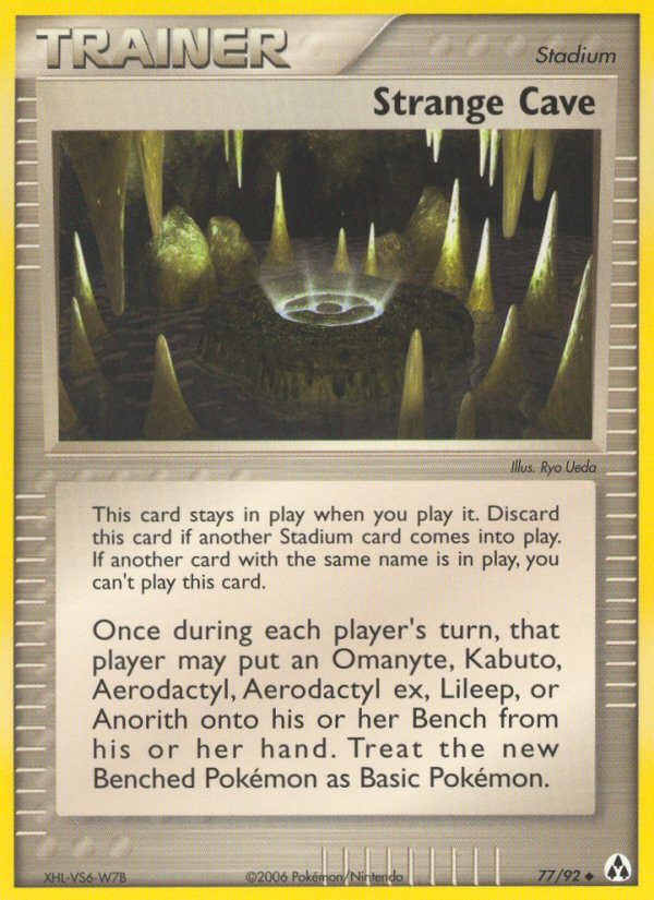 Strange Cave (77/92) [EX: Legend Maker] | Galactic Gamez