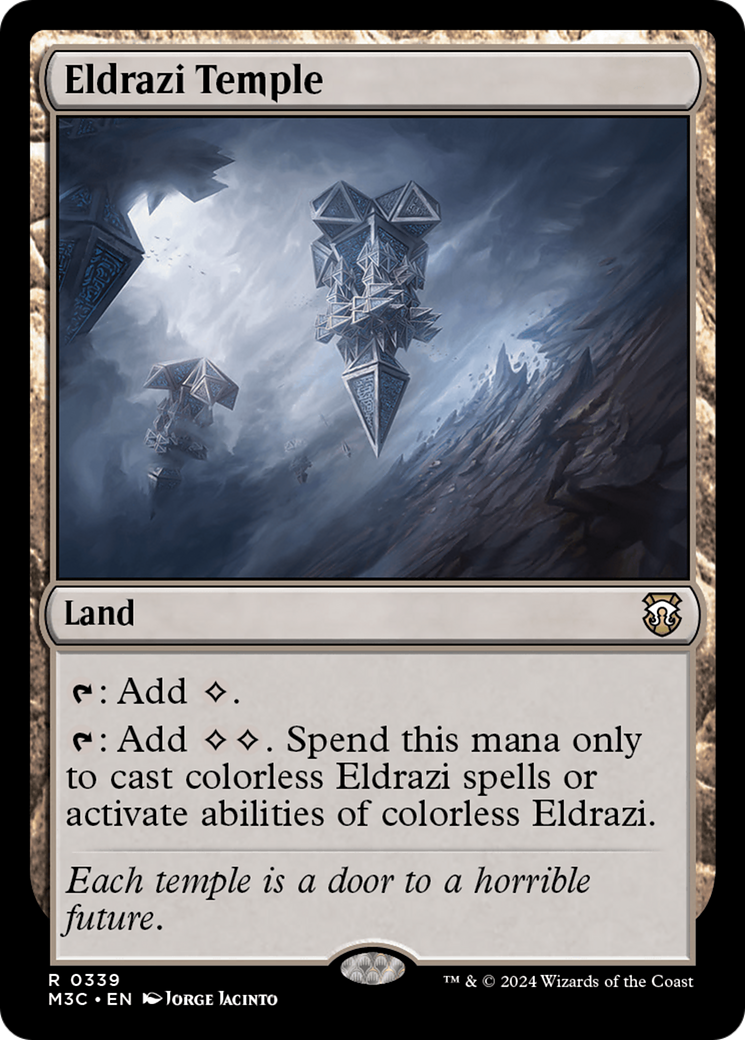 Eldrazi Temple (Ripple Foil) [Modern Horizons 3 Commander] | Galactic Gamez