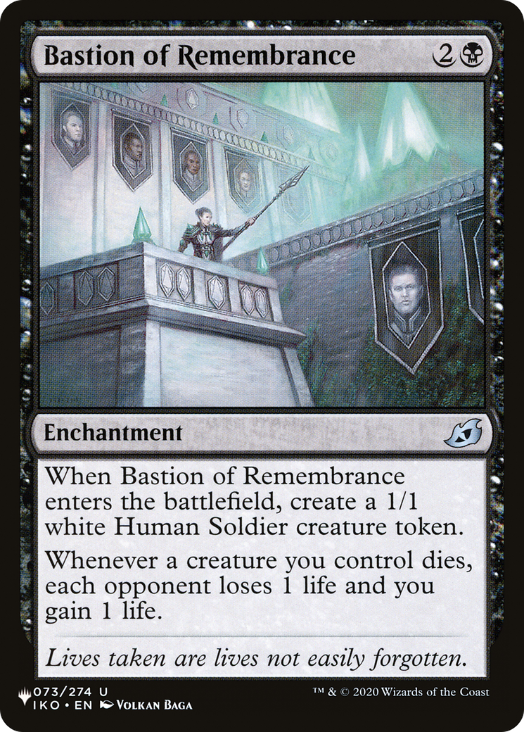Bastion of Remembrance [The List] | Galactic Gamez