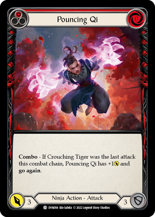 Pouncing Qi (Red) [DYN056] (Dynasty) | Galactic Gamez
