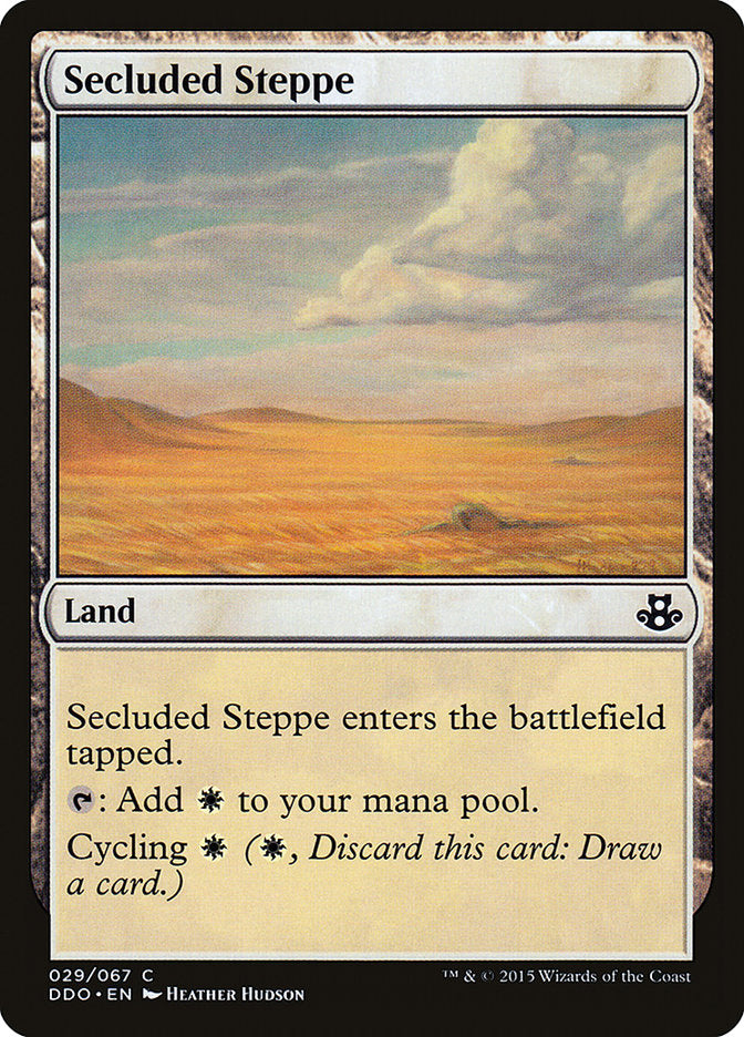 Secluded Steppe [Duel Decks: Elspeth vs. Kiora] | Galactic Gamez