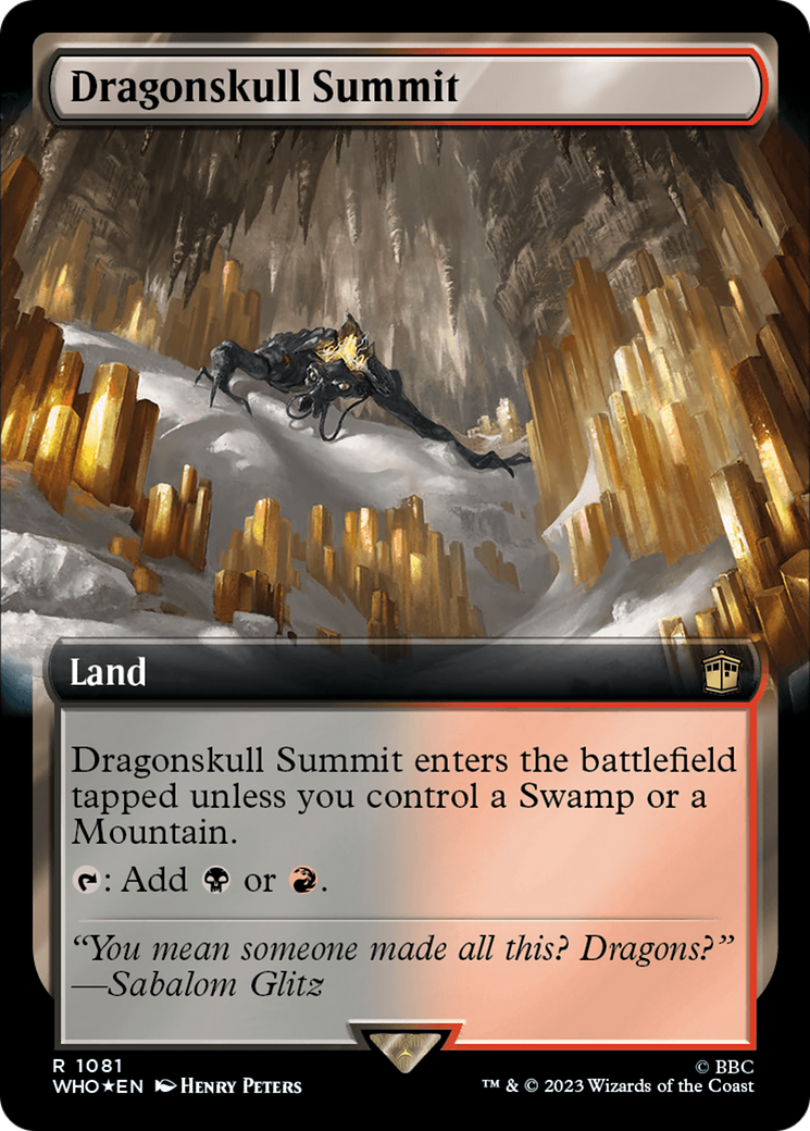 Dragonskull Summit (Extended Art) (Surge Foil) [Doctor Who] | Galactic Gamez