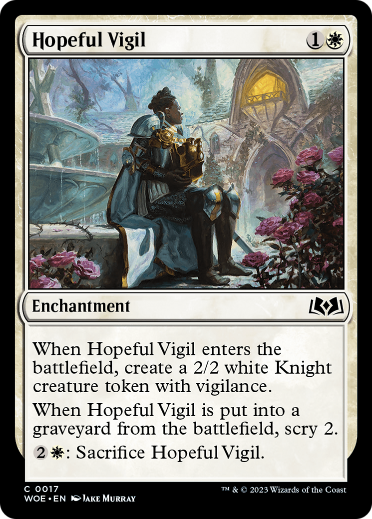 Hopeful Vigil [Wilds of Eldraine] | Galactic Gamez