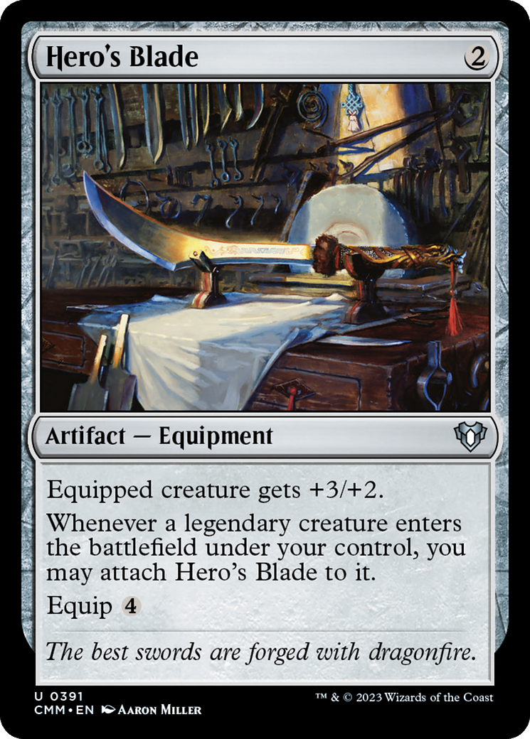 Hero's Blade [Commander Masters] | Galactic Gamez