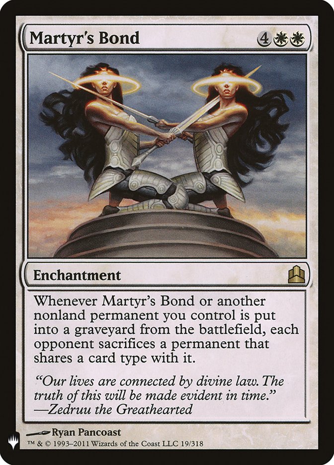 Martyr's Bond [The List] | Galactic Gamez