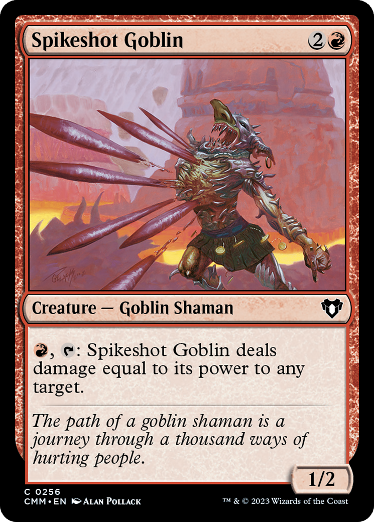 Spikeshot Goblin [Commander Masters] | Galactic Gamez