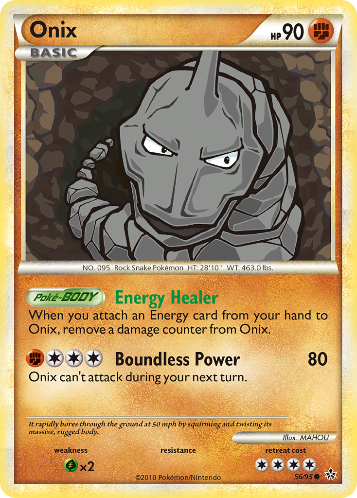 Onix (56/95) [HeartGold & SoulSilver: Unleashed] | Galactic Gamez