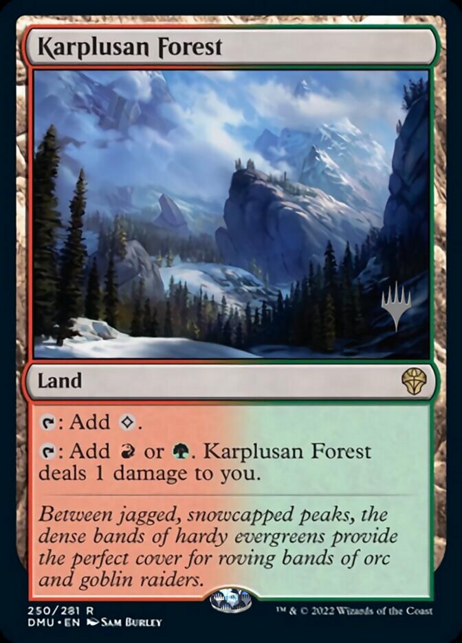 Karplusan Forest (Promo Pack) [Dominaria United Promos] | Galactic Gamez