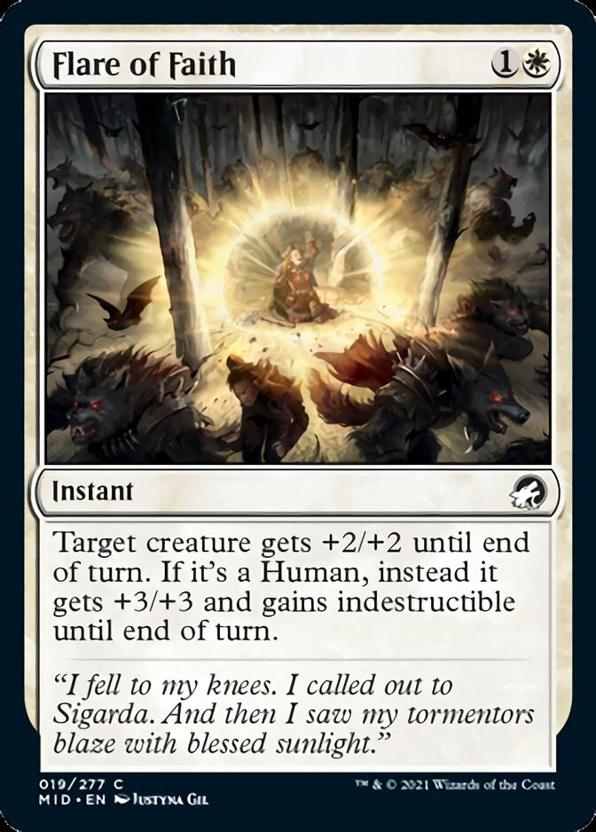 Flare of Faith [Innistrad: Midnight Hunt] | Galactic Gamez