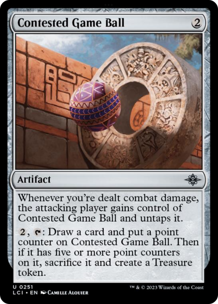 Contested Game Ball [The Lost Caverns of Ixalan] | Galactic Gamez