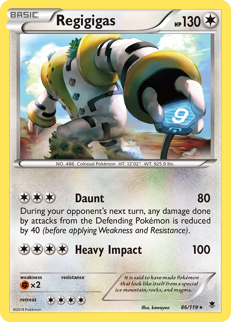 Regigigas (86/119) [XY: Phantom Forces] | Galactic Gamez