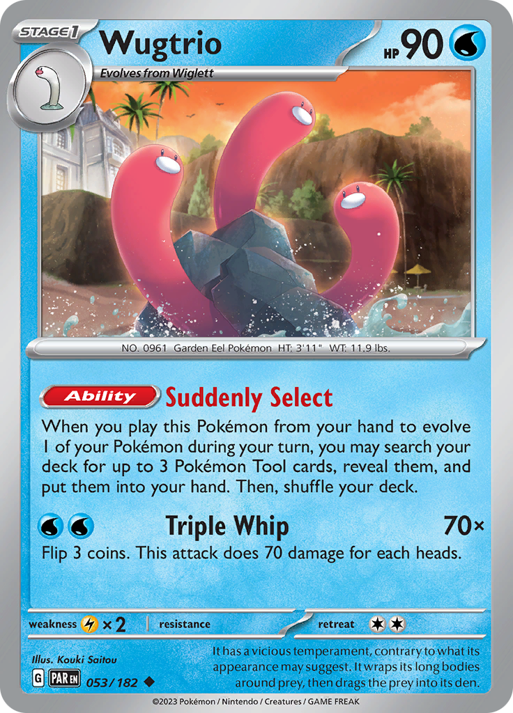 Wugtrio (053/182) [Scarlet & Violet: Paradox Rift] | Galactic Gamez