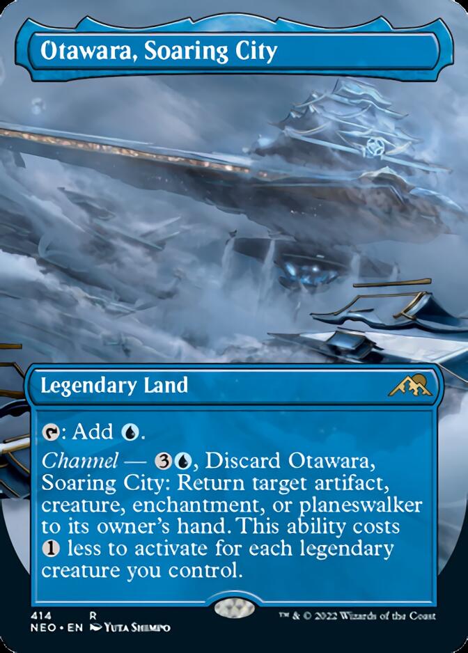 Otawara, Soaring City (Borderless Alternate Art) [Kamigawa: Neon Dynasty] | Galactic Gamez