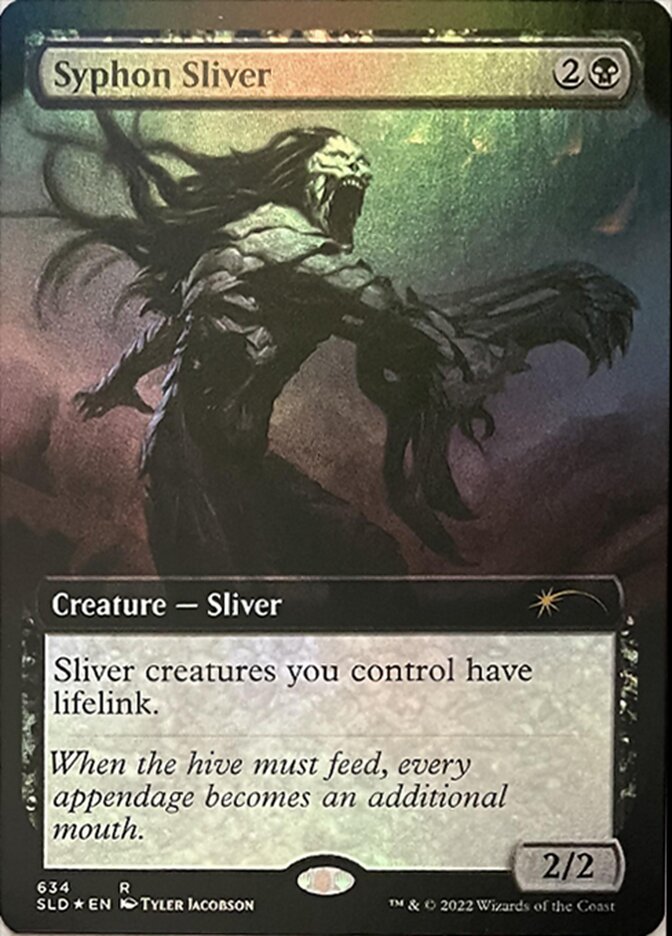 Syphon Sliver (Extended Art) [Secret Lair Drop Promos] | Galactic Gamez