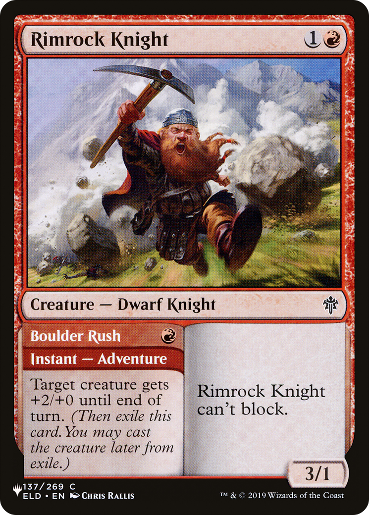 Rimrock Knight [The List] | Galactic Gamez