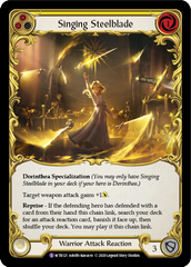 Singing Steelblade [U-WTR121] (Welcome to Rathe Unlimited)  Unlimited Rainbow Foil | Galactic Gamez