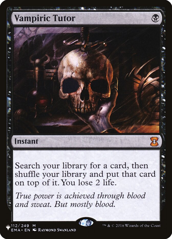 Vampiric Tutor [The List] | Galactic Gamez