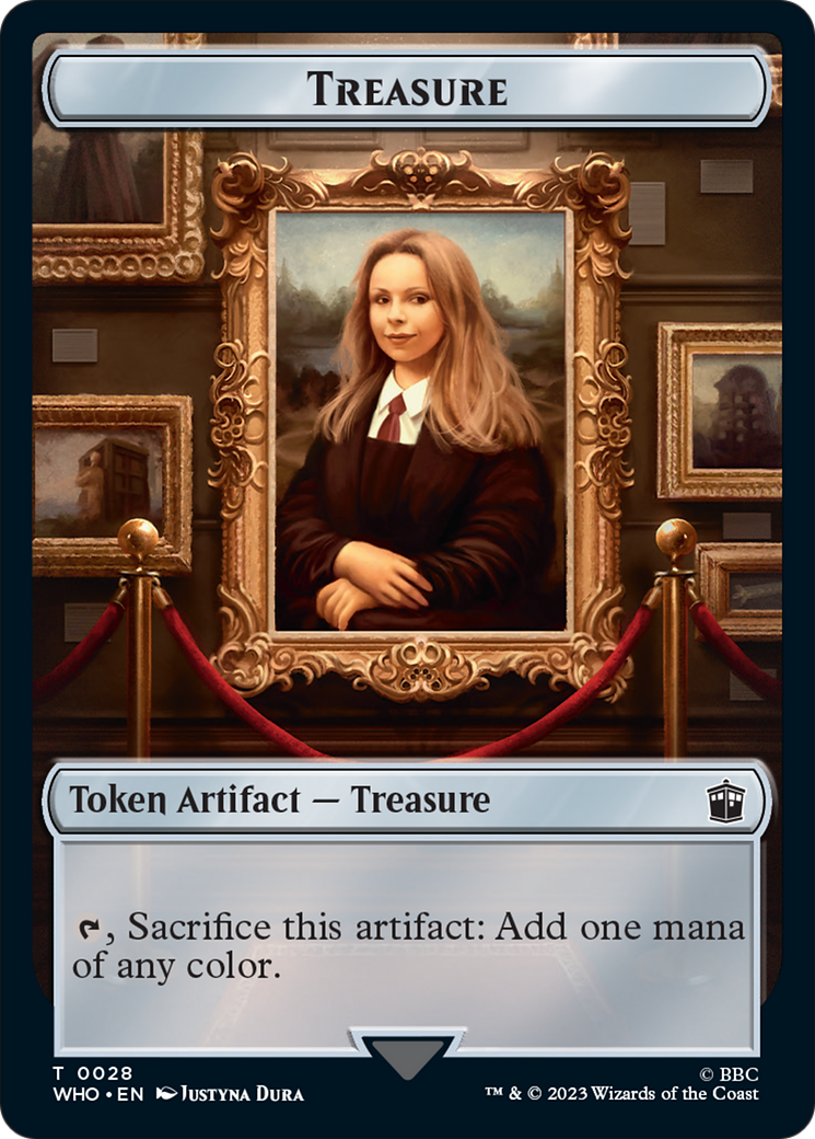 Horse // Treasure (0028) Double-Sided Token [Doctor Who Tokens] | Galactic Gamez