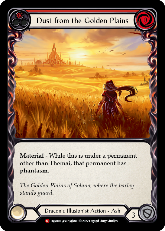 Dust from the Golden Plains [DYN002] (Dynasty)  Rainbow Foil | Galactic Gamez