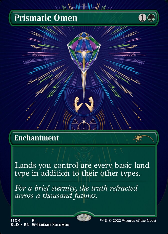 Prismatic Omen (Borderless) [Secret Lair Drop Series] | Galactic Gamez