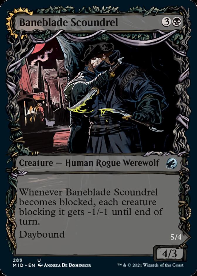 Baneblade Scoundrel // Baneclaw Marauder (Showcase Equinox) [Innistrad: Midnight Hunt] | Galactic Gamez