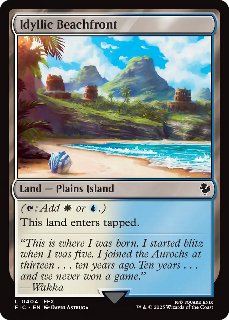 Idyllic Beachfront [FINAL FANTASY Commander] | Galactic Gamez