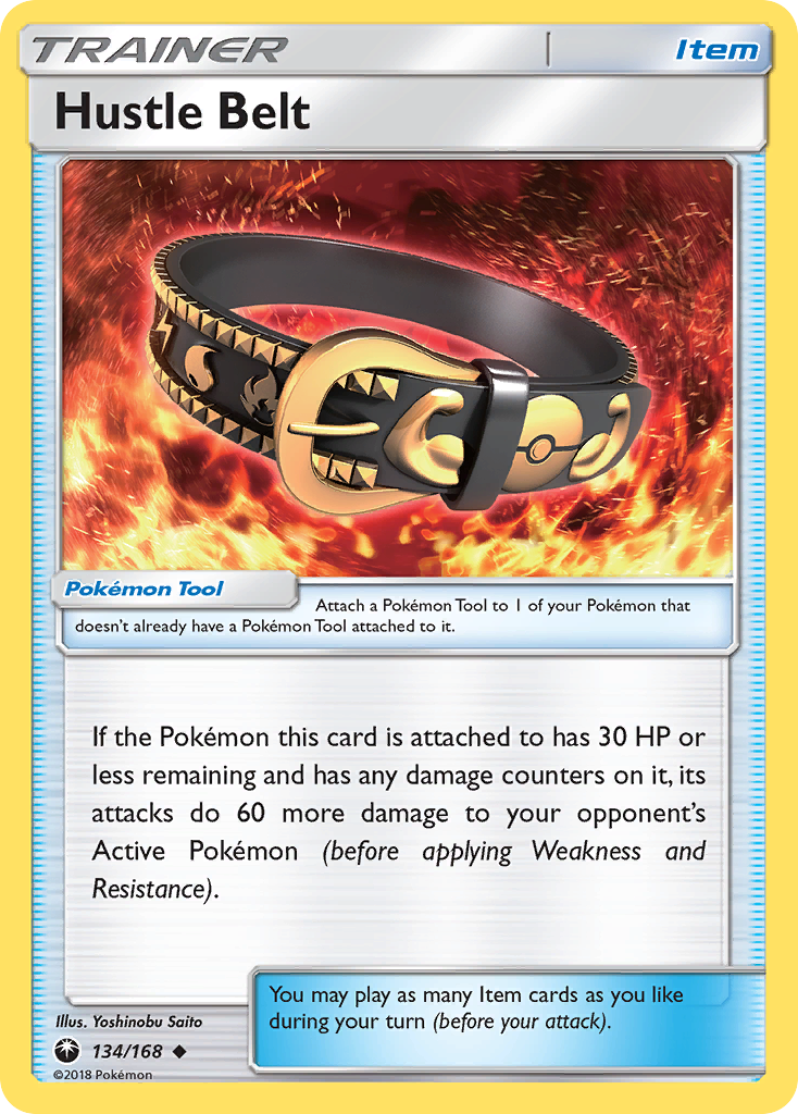 Hustle Belt (134/168) [Sun & Moon: Celestial Storm] | Galactic Gamez