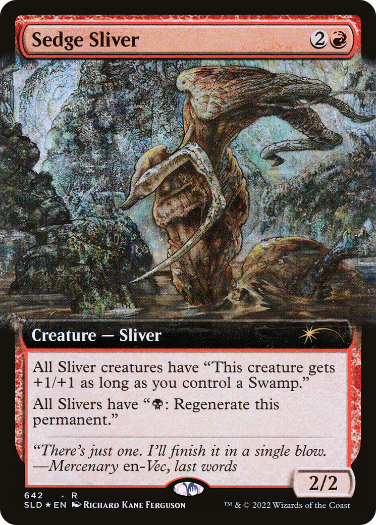 Sedge Sliver (Extended Art) [Secret Lair Drop Promos] | Galactic Gamez