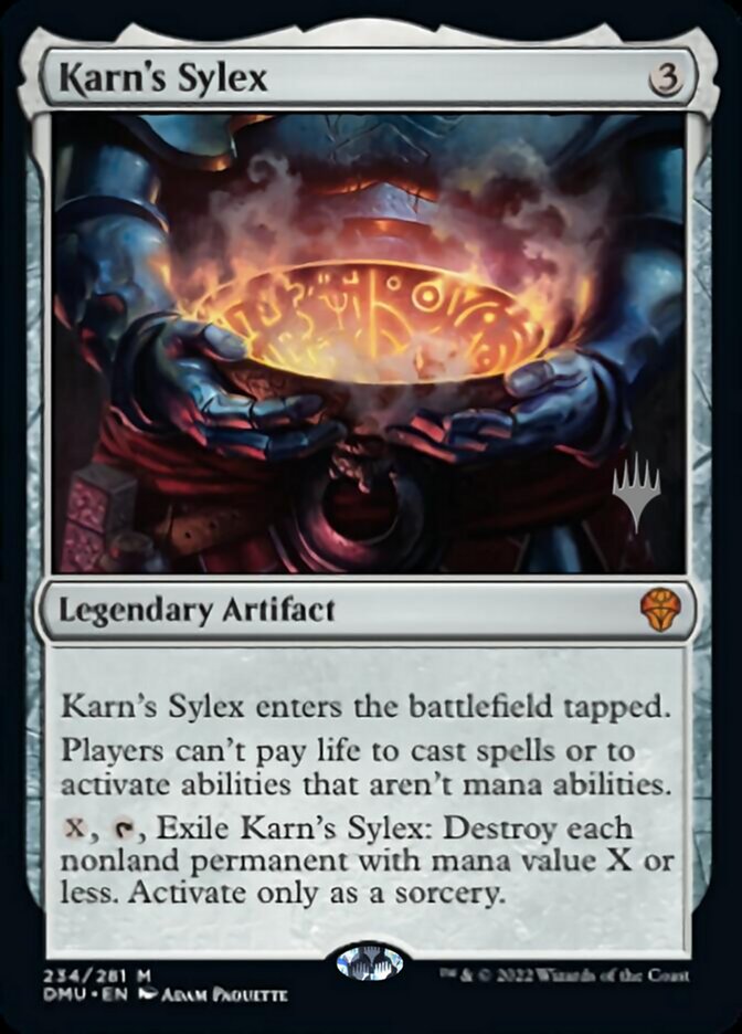 Karn's Sylex (Promo Pack) [Dominaria United Promos] | Galactic Gamez