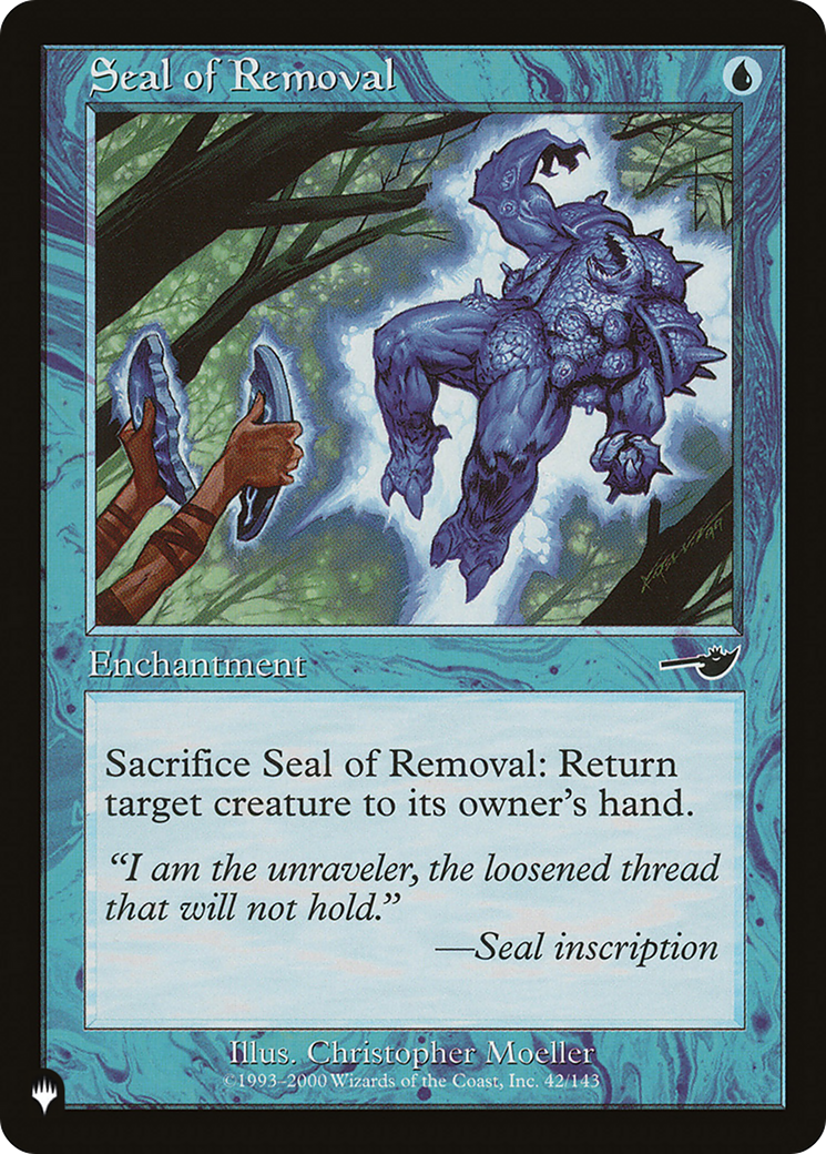 Seal of Removal [The List] | Galactic Gamez