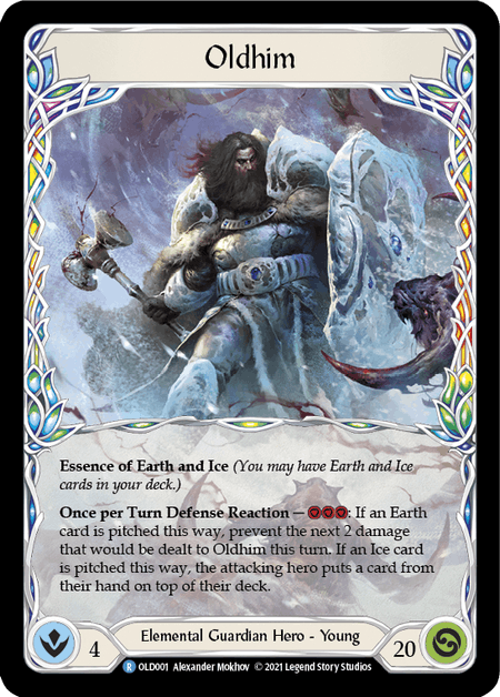 Oldhim [OLD001] (Tales of Aria Oldhim Blitz Deck)  1st Edition Rainbow Foil | Galactic Gamez