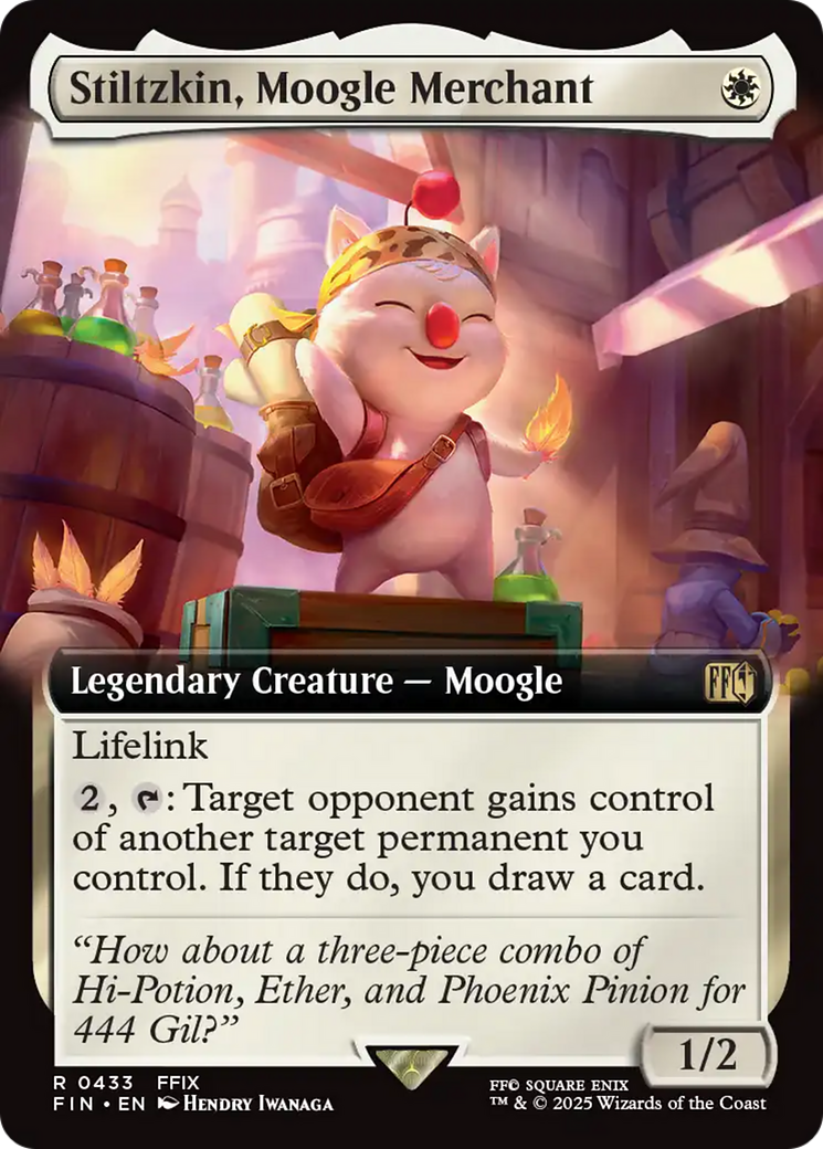 Stiltzkin, Moogle Merchant (Extended Art) [FINAL FANTASY] | Galactic Gamez