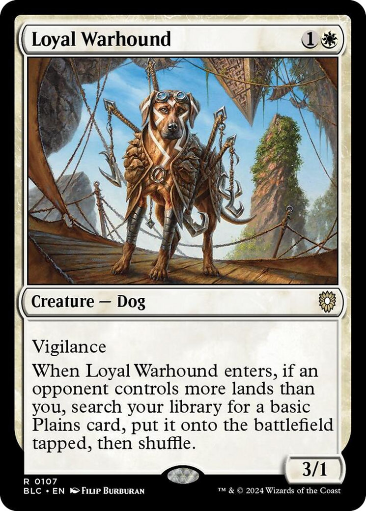 Loyal Warhound [Bloomburrow Commander] | Galactic Gamez