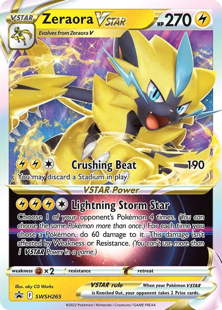 Zeraora VSTAR (SWSH265) [Sword & Shield: Black Star Promos] | Galactic Gamez