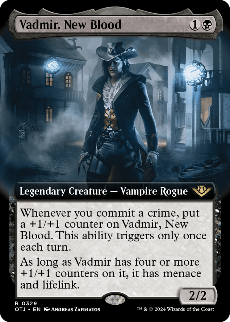 Vadmir, New Blood (Extended Art) [Outlaws of Thunder Junction] | Galactic Gamez