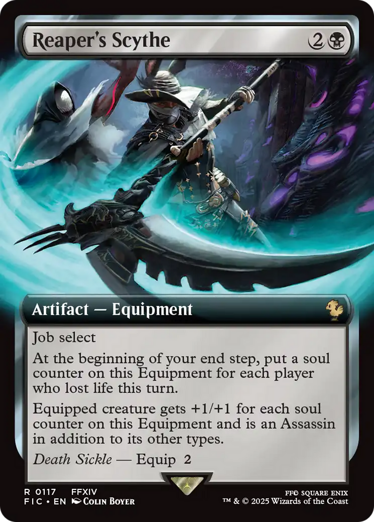 Reaper's Scythe (Extended Art) [FINAL FANTASY Commander] | Galactic Gamez
