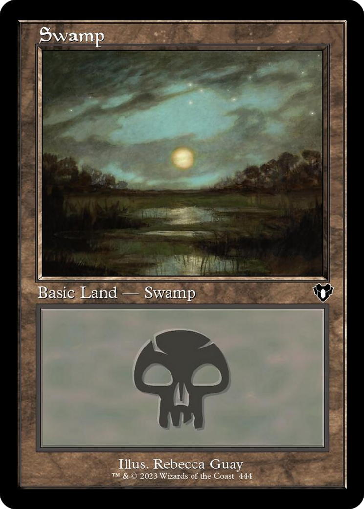Swamp (444) (Retro) [Commander Masters] | Galactic Gamez