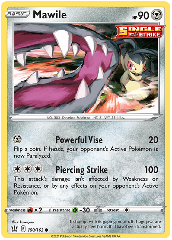 Mawile (100/163) [Sword & Shield: Battle Styles] | Galactic Gamez