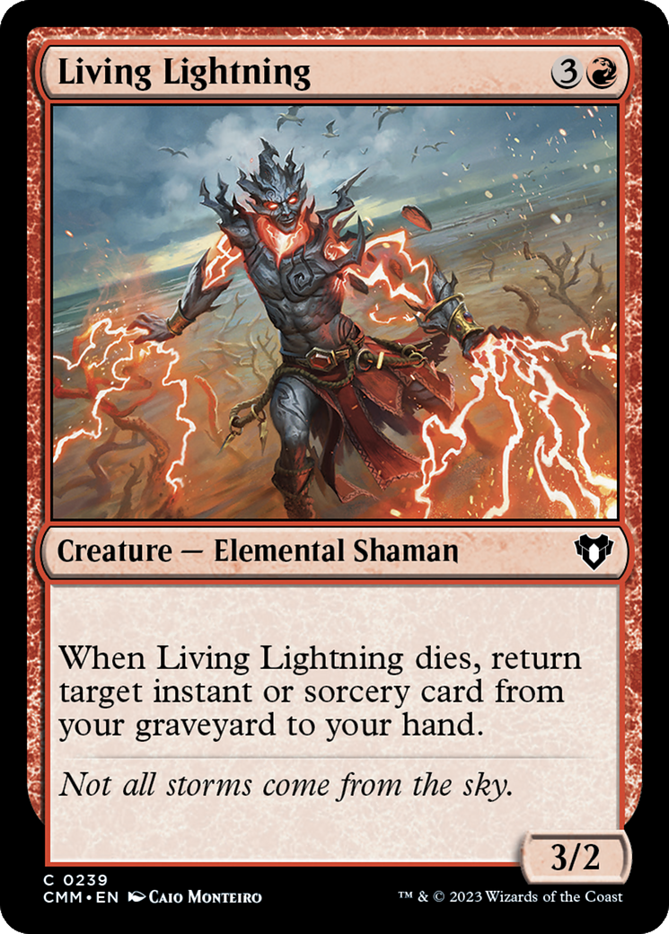 Living Lightning [Commander Masters] | Galactic Gamez